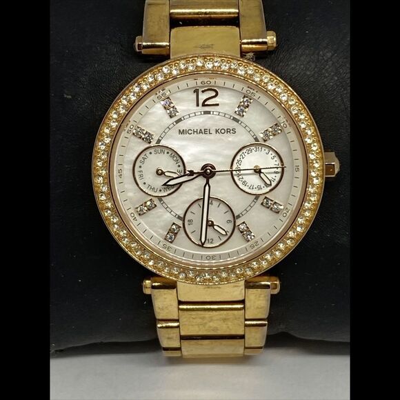 Michael Kors Parker MK5616 Womens Stainless Steel Analog Dial Quartz Watch EY892 - Picture 2 of 12